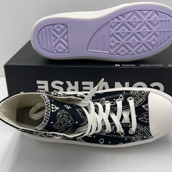 Converse WMNS CTAS MOVE HI
BLACK/NATURAL IVORY A03725C Platforms Sneakers - Picture 3 of 16